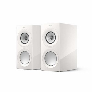 KEF　ケーイーエフ ブックシェルフ スピーカー ホワイトグロス ハイレゾ 2本　R3MetaWHITE