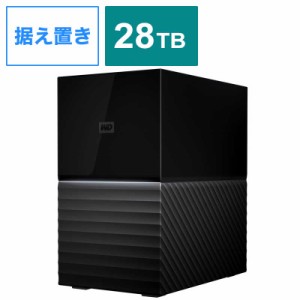 WESTERN DIGITAL　大容量RAID 外付け HDD My Book Duo 2021EX ブラック　WDBFBE0280JBK-JEEX