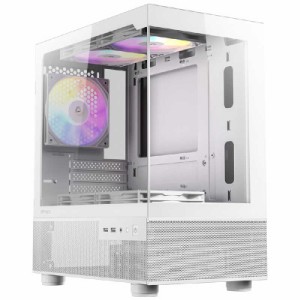 ANTEC　PCケース［Micro ATX /Mini-ITX］ホワイト　CX200M RGB Elite White