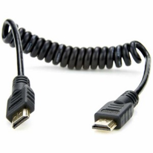 アトモス　1 X Coiled Full HDMI to Full HDMIケーブル(30cm)　ATOMCAB010