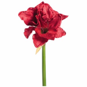 LEONARDO　造花”赤いアマリリス”12P 65cm Fiore　38563