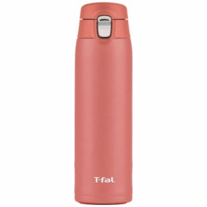 T-fal　ステンレス マグ ボトル 480ml ライト&ゴーマグ ルージュ ステンレスボトル 水筒 マイボトル ボトル　N21508