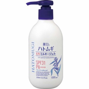 熊野油脂　麗白 ハトムギ UVミルキージェル 250ml　