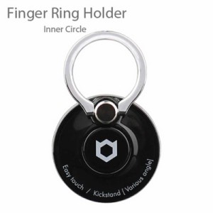 HAMEE　〔スマホリング〕 iFace Finger Ring Holder インナーサークルタイプ　IFACEリングICBK ブラック 