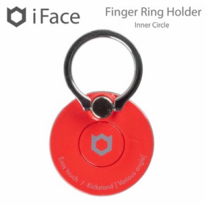 HAMEE　〔スマホリング〕 iFace Finger Ring Holder インナーサークルタイプ　41-1957-808511 レッド