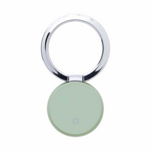 HAMEE　iFace Finger Ring Holder フラットタイプ iFace くすみグリーン　IFACERINGFTGN