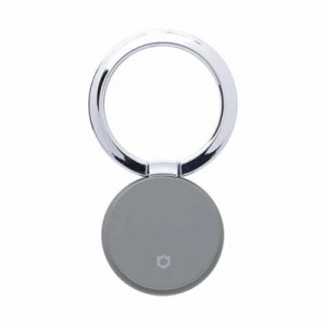 HAMEE　iFace Finger Ring Holder フラットタイプ iFace Reflection/グレー　IFACERINGFTGY