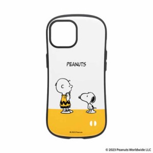 HAMEE　iPhone 15専用 PEANUTS/ピーナッツ iFace First Classケース iFace スヌーピー＆チャーリー・ブラウン/イエロー　41-962862