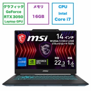 MSI　ゲーミングノートパソコン ［14.0型 /Windows11 Home /intel Core i7 /メモリ：16GB /SSD：512GB /2024年2月］ ブラック ＆ スケル