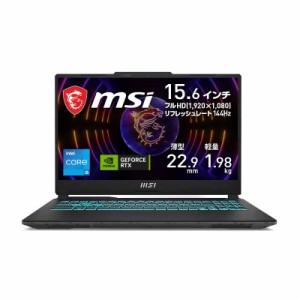 MSI　ゲーミングノートパソコン ［15.6型 /Win11 Home / Core i5 /メモリ16GB /SSD512GB ］ ブラック＆スケルトン　CYBORG-15-A12UC-3050