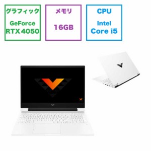 HP　ゲーミングノートパソコン Victus G1モデル(RTX4050) [16.1型 / メモリ：16GB /SSD：512GB] セラミックホワイト　807B6PA-AAAD