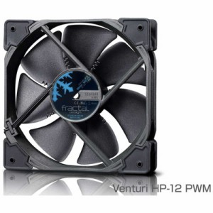 FRACTALDESIGN　ケースファン[120mm/1800RPM] Fractal Design Venturi　FD-FAN-VENT-HP12-PWM-BK