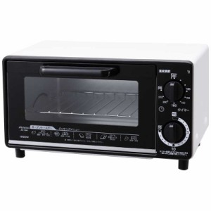 アビテラックス　アビテラックス オーブントースター 1000W/食パン２枚 ホワイト　AT100-W