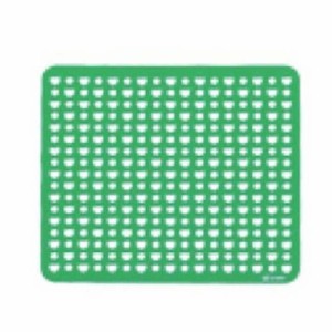ラメア　シリコン シンクマット 緑 31.5×27.7×0.4cm　LAMSSMGR