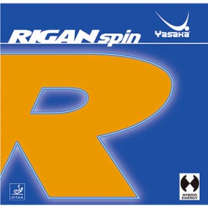 ヤサカ　裏ソフトラバー ライガンスピン RIGAN spin 特厚 黒 [裏ソフト /スピン]　B86