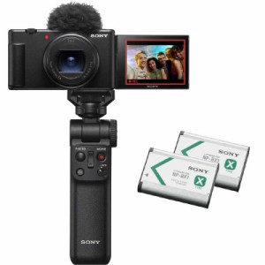 ソニー　SONY　コンパクトデジタルカメラ　VLOGCAM ZV-1 II G B シューティンググリップキット ブラック