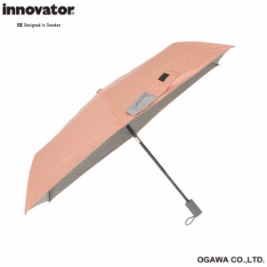 小川　折りたたみ傘 自動開閉 innovator イノベーター ペールオレンジ 晴雨兼用傘 55cm　IN-55WJP-22