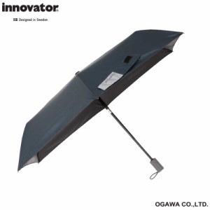 小川　折りたたみ傘 自動開閉 innovator イノベーター ネイビー 晴雨兼用傘 55cm　IN-55WJP-24