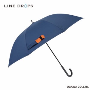 小川　長傘 エクスピディショナリィアンブレラ MA-1 LINE DROPS ［雨傘 /65cm］ ネイビー　LD-MA1-65J NV