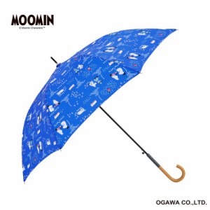 小川　長傘 ムーミン ファミリータイム ムーミン 雨傘 レディース 60cm　OPMO33