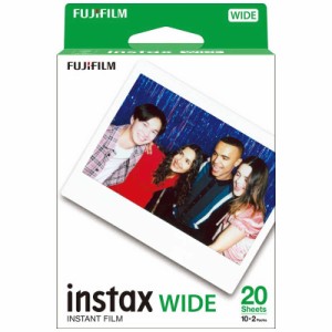 富士フイルム　FUJIFILM　インスタントカラーフィルム instax WIDE 2パック(10枚入×2)　INSTAXWIDEWW2