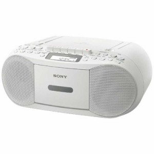 ソニー　SONY　CD ラジオカセットレコーダー ホワイト　CFD-S70 WC