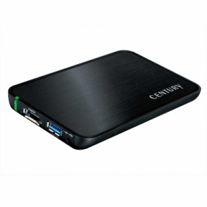 センチュリー　USB3.0&eSATA対応 SATA2.5HDD SSDケース　CSS25EU3BK6G