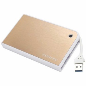 センチュリー　MOBILE BOX USB3.0接続 SATA6G 2.5インチHDD SSDケース　CMB25U3GD6G