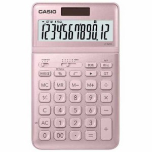 カシオ　CASIO　スタイリッシュ電卓(12桁)　JF-S200-PK-N ライトピンク