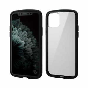 エレコム　ELECOM　iPhone 11 Pro 5.8インチ TOUGH SLIM LITE フレームカラー ブラック　PM-A19BTSLFCBK