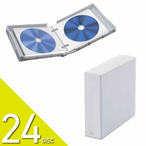 エレコム　ELECOM　Blu-ray対応クリアケース/24枚収納/クリア　CCD-FBB24CR