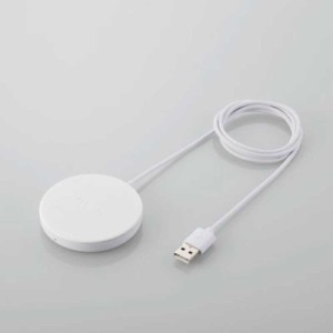 エレコム　ELECOM　ワイヤレス充電器 マグネット内蔵 5W 卓上 1m 　W-MA01WH