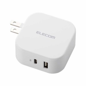 エレコム　ELECOM　AC充電器 スマホ･タブレット用 USB PD対応 20W+12W MPA-ACCP20WH　MPA-ACCP20WH