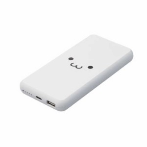 エレコム　ELECOM　モバイルバッテリー 10000mAh 大容量 15W ／ 3A 15W ／ 3A 入出力（ Type-C ×1 ） 出力（ USB-A ×1 ） ホワイトフェ