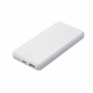 エレコム　ELECOM　モバイルバッテリー 10000mAh 大容量 15W / 3A 15W / 3A 入出力( Type-C ×1 ) 出力( USB-A ×1 ) おまかせ充電対応 