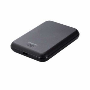 エレコム　ELECOM　モバイルバッテリー 5000mAh 12W 入出力（ Type C ×1） マグネット式ワイヤレス充電 MagSafe 対応 PSE認証 充電器 ブ