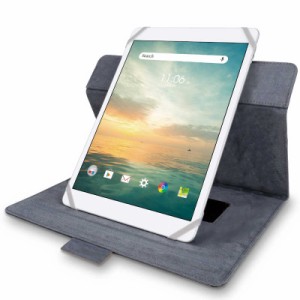 エレコム　ELECOM　タブレットケース カバー 汎用 8.5〜11.5インチ ソフトレザー 手帳型 フラップ マグネット 360度回転 ハンドベルト ペ