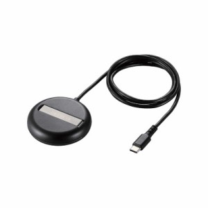 エレコム　ELECOM　ワイヤレス充電器 Qi 認証 Qi2 対応 15W/7.5W/5W 卓上 スタンド 2Way 1m ( iPhone 各種対応 ) ブラック　W-MA06BK