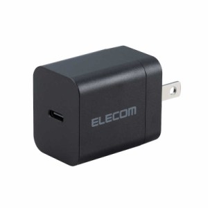 エレコム　ELECOM　USB Type-C 充電器 PD 20W Type C ×1 折りたたみプラグ (スマホ タブレット等対応) ブラック　MPA-ACCP6820BK