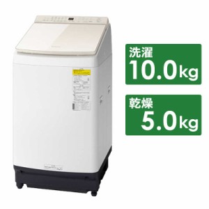 パナソニック　Panasonic　縦型 洗濯乾燥機 洗濯機 洗濯10kg 乾燥5kg　NA-FW10K2-N シャンパン（標準設置無料）