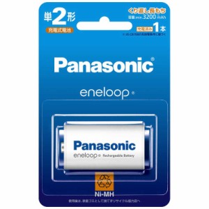 パナソニック　Panasonic　ニッケル水素電池単2形　BK-2MCD/1