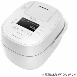 パナソニック　Panasonic　炊飯器 1升 (おどり炊き)可変圧力IH ホワイト W　SR-W18A-W