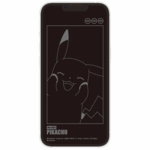 グルマンディーズ　iPhone 14/13 画面保護ガラスポケモン　POKE820A