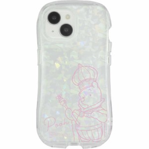 グルマンディーズ　iPhone 15/14 CRYSTAL CLEAR CASE Disney プーさん　DNG-182PO