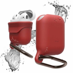 ELAGO　AirPods用防水ケース WaterProof Hang Case for AirPods　EL_APDCSSCWD_RD Red