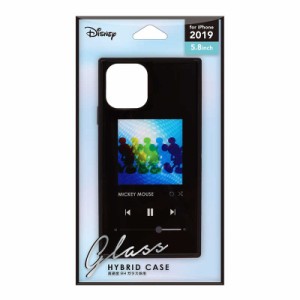 PGA　iPhone 11 Pro 5.8インチ ガラスハイブリッドケース ミッキーマウス ブラック　PG-DGT19A01MKY ミッキーマウス ブラック