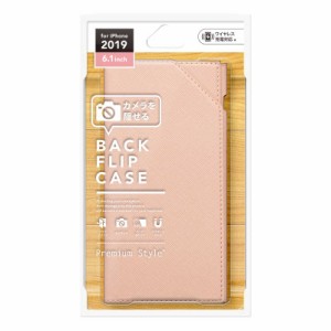 PGA　iPhone 11 6.1インチ用 バックフリップケース ピンク　PG-19BPU02PK ピンク