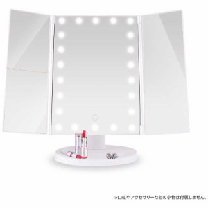 綺麗堂　美ルル LEDメイクアップミラーアクトレス [国内・海外対応]　KRD9008