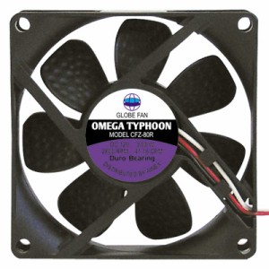 アイネックス　ケースファン[80mm / 2800RPM] Omega Typhoon 80mm 高速タイプ　CFZ-80RB