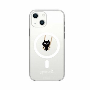 ROA　iPhone 13 2眼 Magsafe対応ケース ネコマンジュウ　ブランコ abbi FRIENDS　ABF21724I13